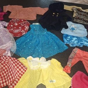 18 inch doll clothes lot